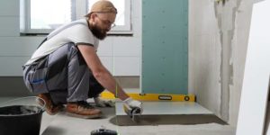Bathroom renovation in progress by Tim Taylor Remodeling
